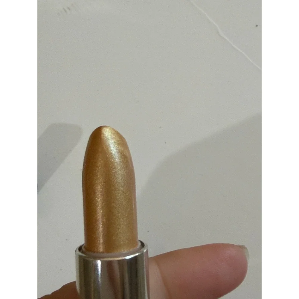 Max Factor Lasting Color Lipstick Mustard Seed Gold Bronze Metallic Vintage Rare